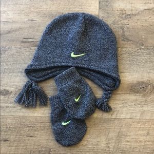 Nike Beanie and Mittens
